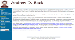Desktop Screenshot of andrewback.com